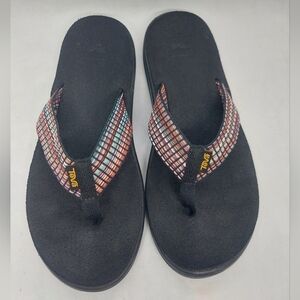 Teva Flip Flops Sandals Womens Size 9 Multicolor Outdoors Summer Shoes